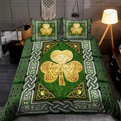 Celtic Shamrock Symbol Bedding Set St Patrick's Day Proud Irish Lucky