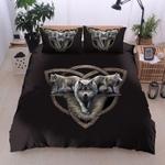 celtic wolves bedding set wolf wild animal bedding cover bedroom decoration gift for friends bedding cover with 2 pillowcases 100 polyester 0