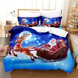 Christmas Sleigh Bedding Sets Santa Claus Is Coming Holy Night