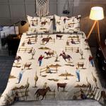 cowboy life roping train comforter set wild west cowboys texas lover bedding cover with 2 pillowcases 100 polyester 0