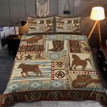 cowboy west wild roping bull bedding set love cowboys texas culture bedding cover with 2 pillowcases 100 polyester 0