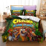 crash bandicoot 3 warped 13 duvet cover quilt cover pillowcase bedding set bed linen home bedroom decor 0