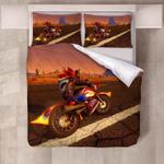crash bandicoot 3 warped 7 duvet cover quilt cover pillowcase bedding set bed linen home bedroom decor 0