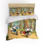 cuphead 2 duvet cover quilt cover pillowcase bedding set bed linen home decor 0