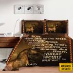 custom name horse walk tall as the trees live strong as the mountains bedding cover with 2 pillowcases 100 polyester feilbi vu100601 0