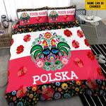 customize name polska wycinanki d all over printed bedding set polska lovers floral printed bedding cover with 2 pillowcases 100 polyester 0