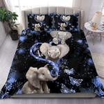 cute elephant butterfly magic night bedding set love elephant bedding cover with 2 pillowcases 100 polyester 0