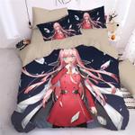 darling in the franxx hiro zero two ichigo 10 duvet cover quilt cover pillowcase bedding set bed linen home decor 0