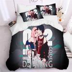 darling in the franxx hiro zero two ichigo 26 duvet cover quilt cover pillowcase bedding set bed linen home decor 0