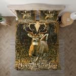 deer forest art deer hunting deer hunter hunting for life father hunter bedding cover with 2 pillowcases 100 polyester 0