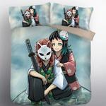 demon slayer kimetsu no yaiba sabito makomo 9 duvet cover quilt cover pillowcase bedding set bed linen 0