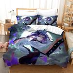 demon slayer kimetsu no yaiba season 2 1 duvet cover quilt cover pillowcase bedding set bed linen 0