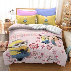Despicable Me Minions #18 Duvet Cover Quilt Cover Pillowcase Bedding Set Bed Home Decor