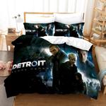 detroit become human 3 duvet cover quilt cover pillowcase bedding set bed linen home bedroom decor 0