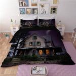 devil house bed set halloween lovers fantastic idea presents bedding cover with 2 pillowcases 100 polyester 0