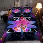dragonfly bedding set mandala dragonflies lovers printed gift idea bedding cover with 2 pillowcases 100 polyester 0