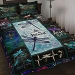 dragonfly hold you in my heart quilt bed set live in the moment gift bedding cover with 2 pillowcases 100 polyester 0
