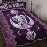elephant moon mandala style bedding set wild elephant bedding cover animal bed set design bedding cover with 2 pillowcases 100 polyester 0