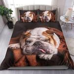 english bulldog sleeping bedding set bulldog lover bed set family gift bedding cover with 2 pillowcases 100 polyester 0