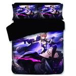 fate stay night fgo saber 6 duvet cover quilt cover pillowcase bedding set bed linen home decor 0