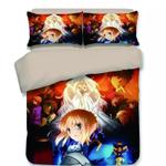 fate stay night fgo saber 9 duvet cover quilt cover pillowcase bedding set bed linen home decor 0