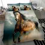 fine horse bedding set cute animal lover horse make me happy bedding cover with 2 pillowcases 100 polyester 0