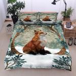 fox wild animal bedding cover pillow covers love fox bedding set fox lovers gift idea bedding cover with 2 pillowcases 100 polyester 0