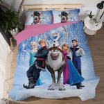 frozen anna elsa princess 2 duvet cover quilt cover pillowcase bedding set 0