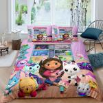 gabbys dollhouse 4 3d printed duvet cover quilt cover pillowcase bedding set bed linen home decor 0