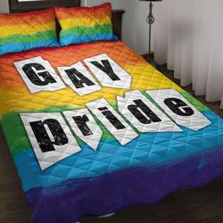 Gay Pride Lgbt History Pride Bedding Set Happy Pride Month Gay Community Gift Room Decor
