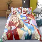 genshin impact 3 duvet cover quilt cover pillowcase bedding set for kids adults 0