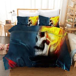 Ghost Rider #8 Duvet Cover Quilt Cover Pillowcase Bedding Set Bed Home Bedroom Decor