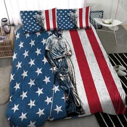 Golf Lover National Flag Bedding Set American Flag Independence Day Sport Championship