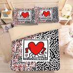 graffiti illustration 11 duvet cover quilt cover pillowcase bedding set bed linen home decor 0