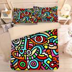 graffiti illustration 4 duvet cover quilt cover pillowcase bedding set bed linen home decor 0