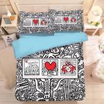 graffiti illustration 6 duvet cover quilt cover pillowcase bedding set bed linen home decor 1 0