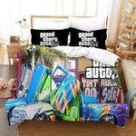 grand theft auto 23 duvet cover quilt cover pillowcase bedding set bed linen home decor 0