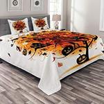 halloween bedspread distressed horror tree with mystic happy halloween gift bedding cover with 2 pillowcases 100 polyester 0