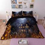 halloween horro pumpkin ghost 2 duvet cover quilt cover pillowcase bedding set bed linen 1 0
