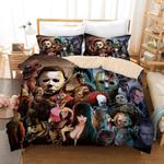 halloween michael myers horror movie 5 duvet cover quilt cover pillowcase bedding set bed linen home decor 0