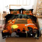 halloween pumpkin 4 duvet cover quilt cover pillowcase bedding set 0