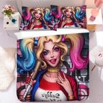 harley quinn birds of prey 48 duvet cover quilt cover pillowcase bedding set bed linen home bedroom decor 0