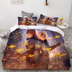 How to Train Your Dragon Hiccup #30 Duvet Cover Quilt Cover Pillowcase Bedding Set Bed