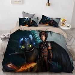 How to Train Your Dragon Hiccup #35 Duvet Cover Quilt Cover Pillowcase Bedding Set Bed