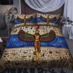 isis ancient egyptian goddess bedding set ancient egypt symbols pattern printed bedding cover with 2 pillowcases 100 polyester 0