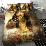 jesus bedding set jesus art butterfly smile and say i know that was you bedding cover with 2 pillowcases 100 polyester 0