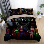 justice league wonder woman superman batman the flash aquaman 15 duvet cover quilt cover pillowcase bedding set bed linen home decor 0