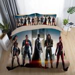 justice league wonder woman superman batman the flash aquaman 2 duvet cover quilt cover pillowcase bedding set bed linen home decor 0