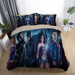 justice league wonder woman superman batman the flash aquaman 5 duvet cover quilt cover pillowcase bedding set bed linen home decor 0