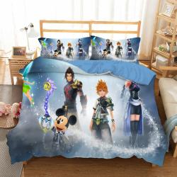 Kingdom Hearts #27 Duvet Cover Quilt Cover Pillowcase Bedding Set Bed Home Bedroom Decor